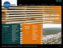 Tablet Screenshot of kinnaskoski.fi
